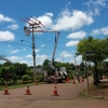 RGE iniciou a troca de Postes de Energia, na Avenida do Município