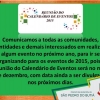 REUNIÃO CALENDÁRIO DE EVENTOS 2015
